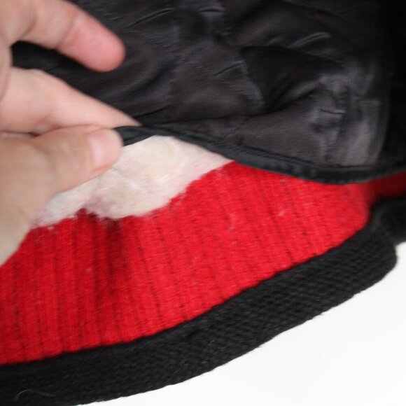 Vintage Woolrich Wool Knitted Southwestern Blanket Hooded Jacket - Picture 12 of 16